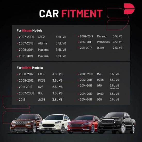 6 Spark Plugs And Ignition Coils Packs Fits Nissan Maxima Infiniti 3.5 V6 UF550