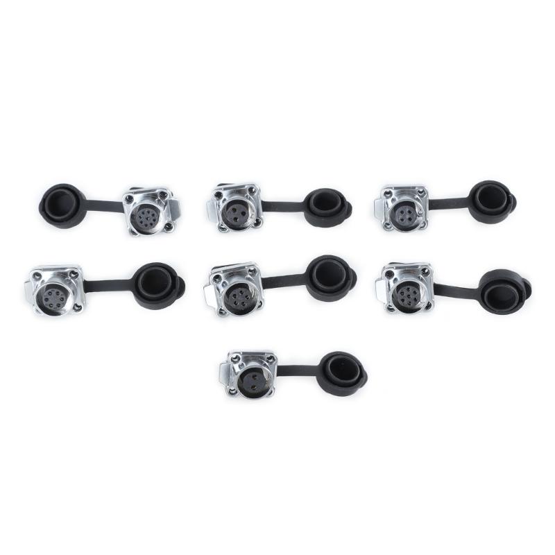 LP12 with LP13 Socket Fast Screw Locking Aviation Connectors For Industrial LED Lights Multiple Functional