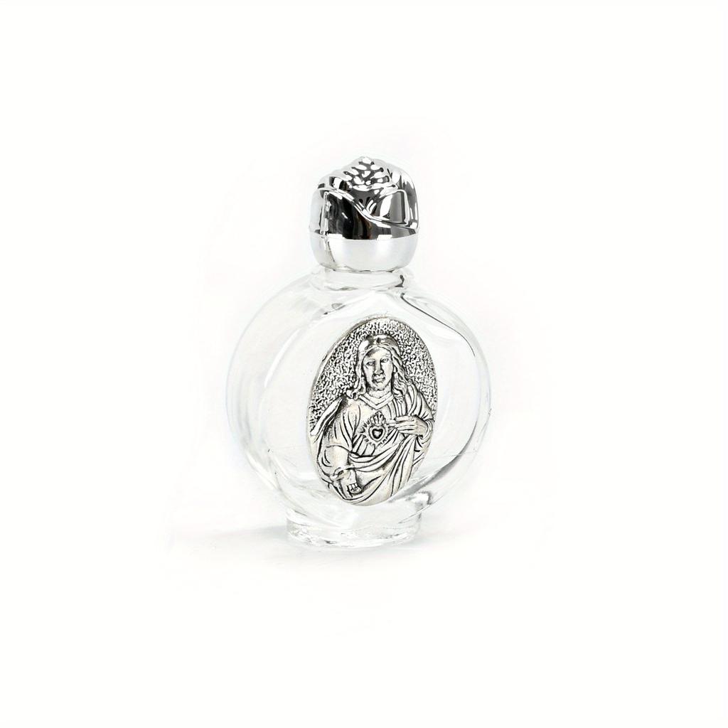 1 st Tom Flaska för Vigslevatten Jesusflaska Religiös Korsflaska Kristna Dopartiklar Parfymflaska