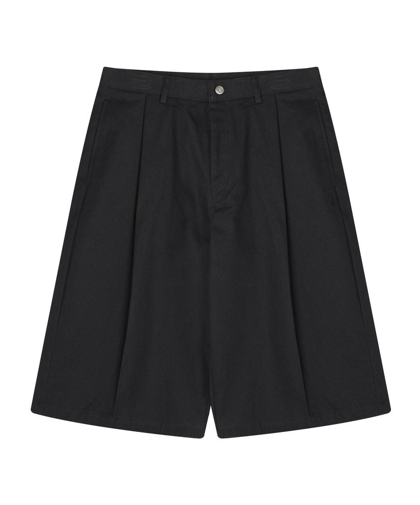 NOISE Cotton Bermuda Pants - Black