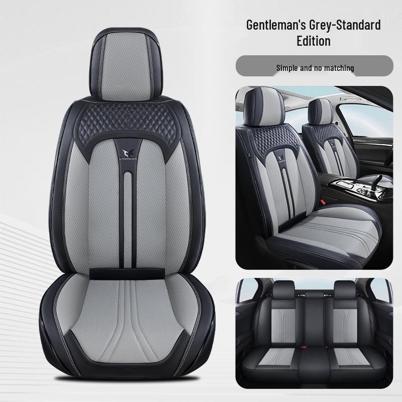 Breathable Leather Car Seat Cover Cushions for All Seasons