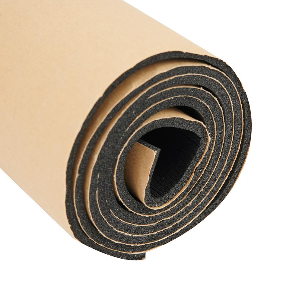 1Pc 100x20cm Soundproof Cotton Replacement Car Wall Door Guard Bumper EVA Flexible Strips Garage Rubber