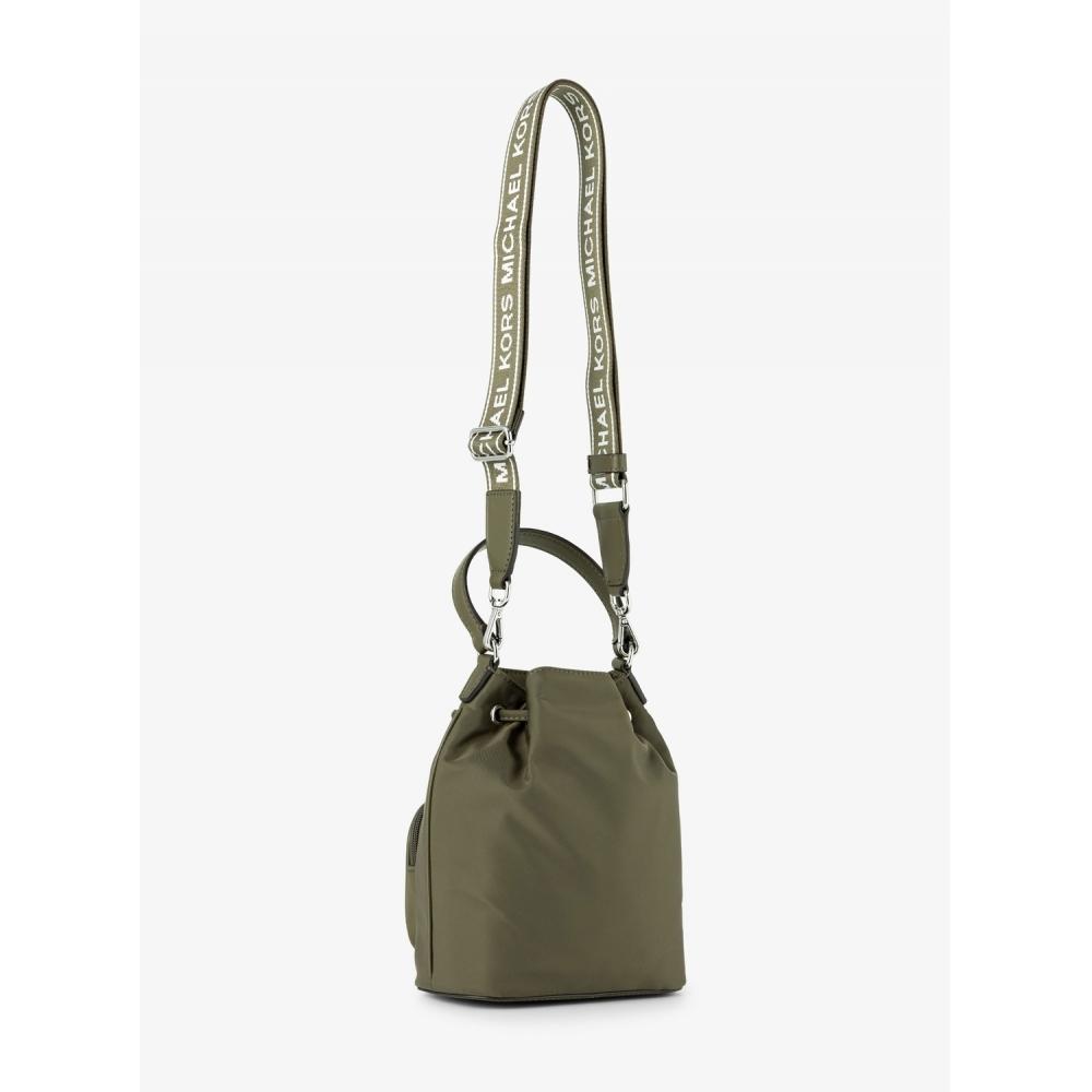 Michael Kors Khai Nylon Bucket Bag Small 35t5s5fm1c310 Olive