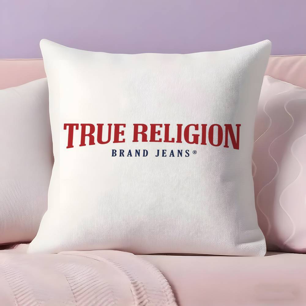 T-True R-Religion Pillow Case  Ultra Soft Skin Friendly Fabric Cloud Like Comfort & Concealed Zipper