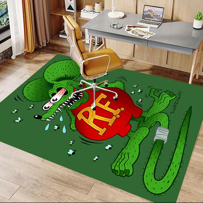 1 stuks Rat Fink Tapijt, Kantoortapijt Buitentapijt Huisdecoratie Vloerkleed Festival