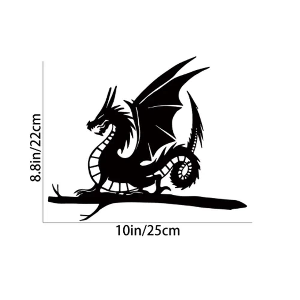 Metal Animal Sculptures for Backyard Patio Wall Decoration Birds Dogs Dragons Fairies