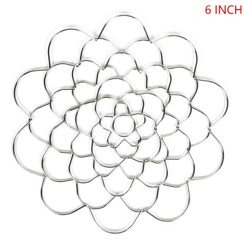 

Держатель для цветочной композиции, многоразовая цветочная сетка, проволочная лягушка, скручивающаяся ваза, цветочные стебли, букеты, фиксация растений 6INCH