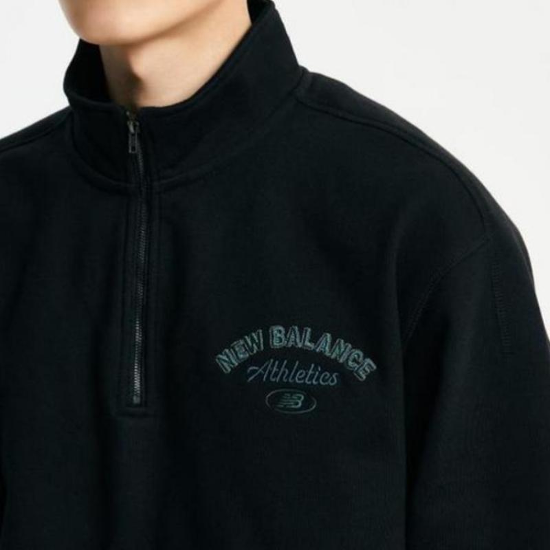 New Balance Sweatshirt Gebürstet Halber Reißverschluss Sweatshirt Nbncd41913 19