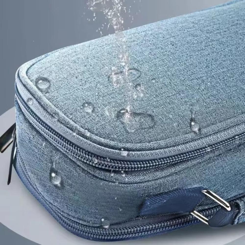 Multi Layer Partition Stationery Bag Large Capacity Pen Bag Simple Pencil Case