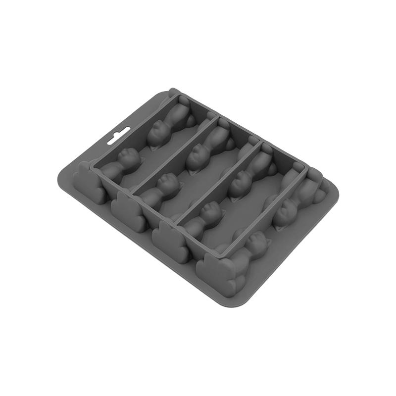 1pc 3D Cat Ice Cube Mold Easy To Release Silicone Ice Hockey Machine Suitable for Cold Drinks Whiskey and Cocktails BPA Fre
