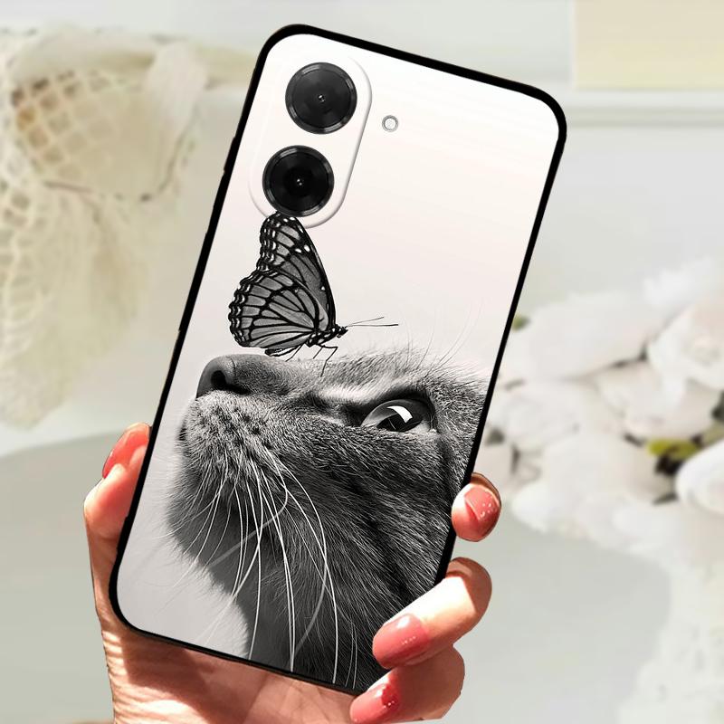 Phone Cases For Poco C71 4G Bumper Soft TPU Back Cover Case For Xiaomi Redmi A5 4G Cartoon Animal Shockproof Silicone Funda Capa