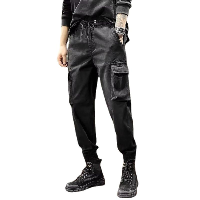 Men's Autumn British-Style Tactical Military Casual Overalls