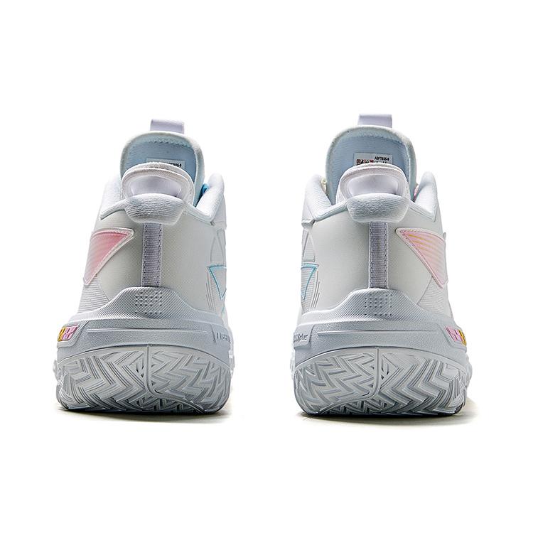 Li Ning Jie Ao Cushioning Slip Resistant Abrasion Resistant Rebound Grip Mid top Outdoor Basketball Shoes Men's ABFT035-9