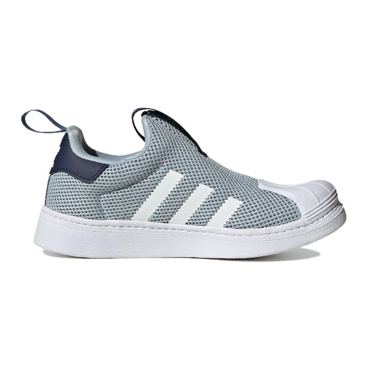 Adidas Originals Superstar 360 Mesh Casual Durable Low-Top Kids Skate Shoes Kids Sneakers Blue White IF5917