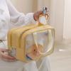 Waterproof Travel Makeup Case Large Capacity Wash Bag Simple Cartoon PVC Cosmetic Bag  Bathroom
