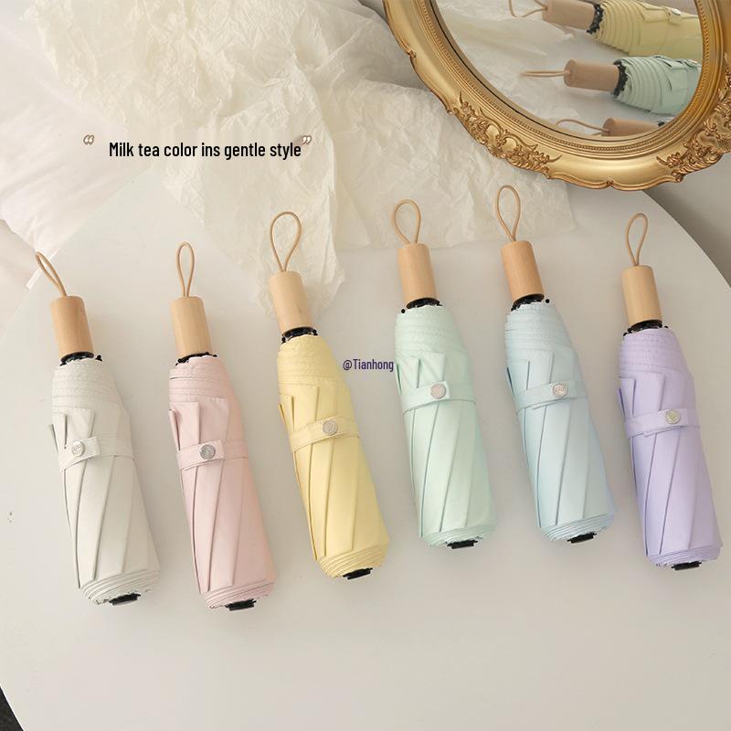 Women's Portable Folding Sunscreen Umbrella - UV Protection 50+
