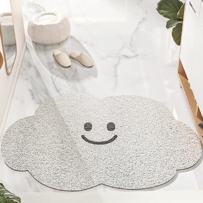 Cartoon Cloud Home Dust Entry Silk Floor Mat Door Mat Scraping Mud Non-slip Carpet PVC Floor Mat