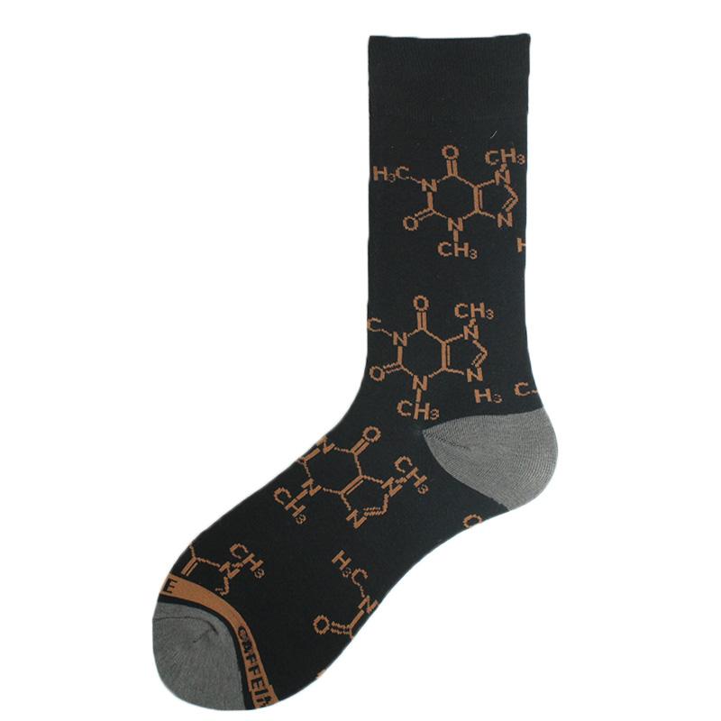 Men Dinosaur Astronaut Planet Crew Socks Harajuku Big Size Sokken Unisex Skateboard Divertidos Happy Design Hip Hop Funny Socks