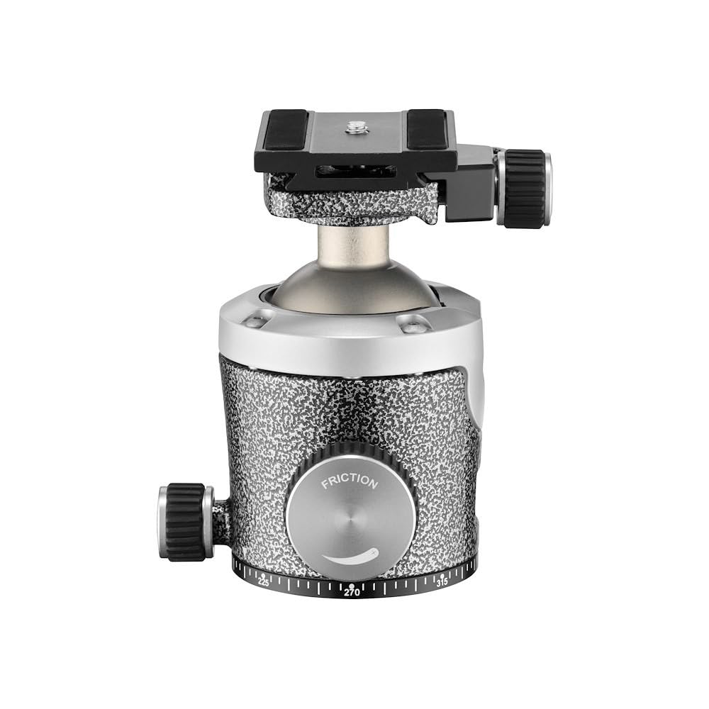 Gitzo GH4383QD Center Ball Head, Series 4 QD, Screw Knob Plate Lock, Arca-Swiss Compatible, Friction Control, 30kg Load Capacity