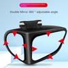 2Pcs Car Rearview Mirrors 360° Blind Spot Mirror Adjustable Rotatable Convex Wide-angle Clear Rearview Safety Mirror Accessories