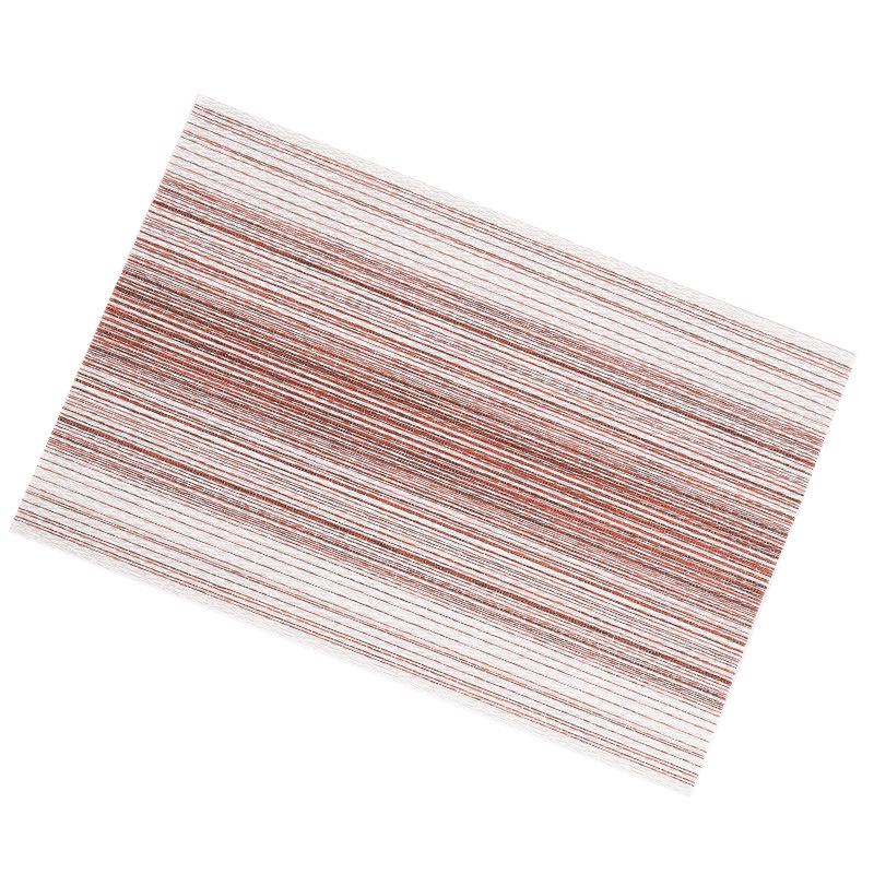 Premium Waterproof Oil-proof PVC Desk Mat: Wash-free, Heat-resistant Woven Placemat for Home, Hotel, and Restaurant Dining.