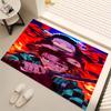 1pc Demon Slayer Print Area Rug - Soft, Washable Non-Slip Indoor Mat, Living Room, Home Office Decorative Rug,Office Decorative
