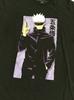 Jujutsu Kaisen Anime Black T Shirt Character Size L Cotton Graphic Tee