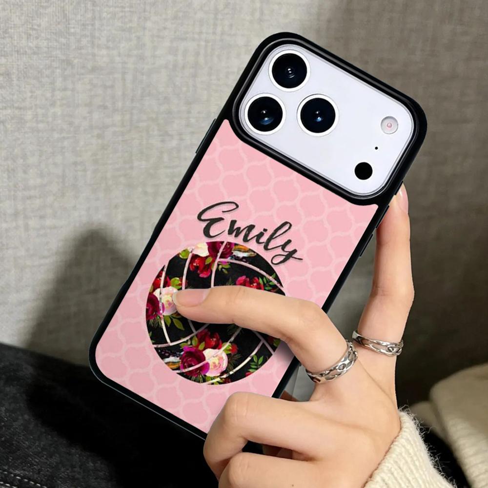 Capa Case for iPhone 17 Air 16 Pro Max 15 Plus 11 13 Mini 14 12 Back Phone Cover Volleyball Sports fashion