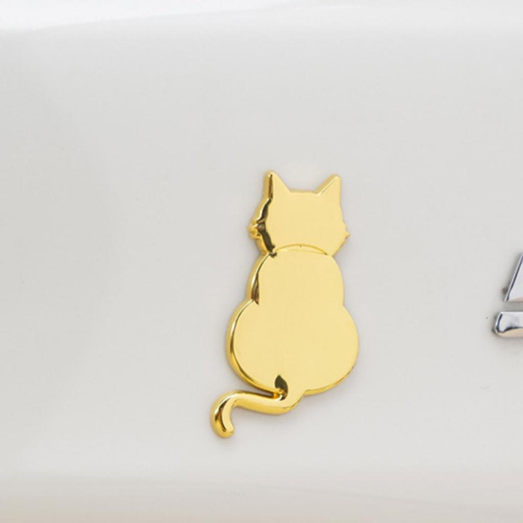 3D Sticker for Cars, Cats, 3D, Metallic Texture, Stylish, Cute, Scratch-proof, Emblem, Weatherproof, Waterproof,