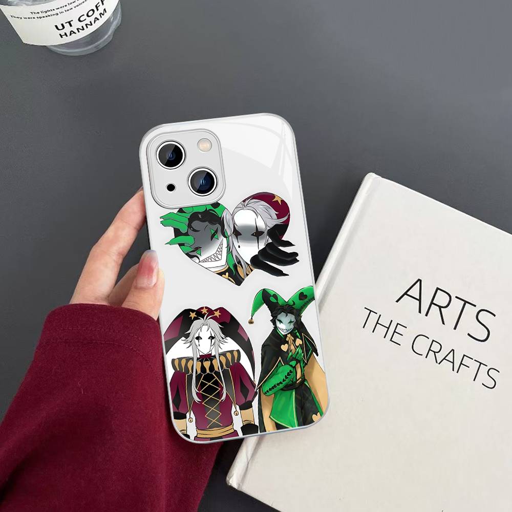 

The Freak Circus Pierrot For iPhone 14 13 12 Mini 11 Pro XS Max X XR 14 Plus Tempered Glass Cover iphone 12pro max