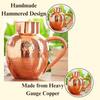 Royal Surahi Design Copper Jug  (1600ml) Water Storage & Serving Health Benefits