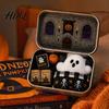 Mini Fairy Tale Book Gift Halloween Tin Box Gift Plush Ghost