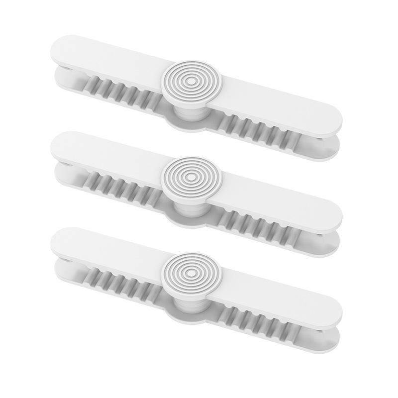 

AHASTYLE DD-06 3Pcs Cord Organizer for Appliances Self Adhesive Kitchen Appliance Cable Winder White