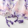 Ombre Gradient Painting Floral Tassel Viscose Shawl Scarf High Quality Print Soft Pashmina Stole Muslim Hijabs Sjaal 180*90Cm