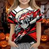Kids Halloween Short Sleeve T-Shirt for Boys and Girls