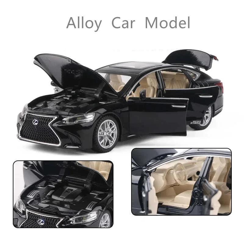 1:32 LEXUS LS500H Legierungsauto Modell Diecasts & Spielzeugfahrzeuge Metallauto Modell Hohe Simulation Sound Licht Sammlung Spielzeug Geschenk