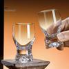 Hochzeitsfeier Geschenke Mini Schnapsglas mit ergonomischem beschwertem Boden, Kristallklares Verkostungs-Schwerer Boden Bourbon Gläser, Bequem
