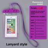 Waterproof Phone Luminous Case Mobile Bag For Iphone Huawei Xiaomi Samsung Redmi