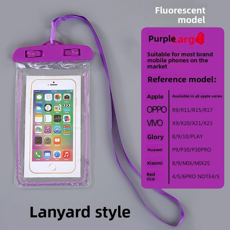 Waterproof Phone Luminous Case Mobile Bag For Iphone Huawei Xiaomi Samsung Redmi