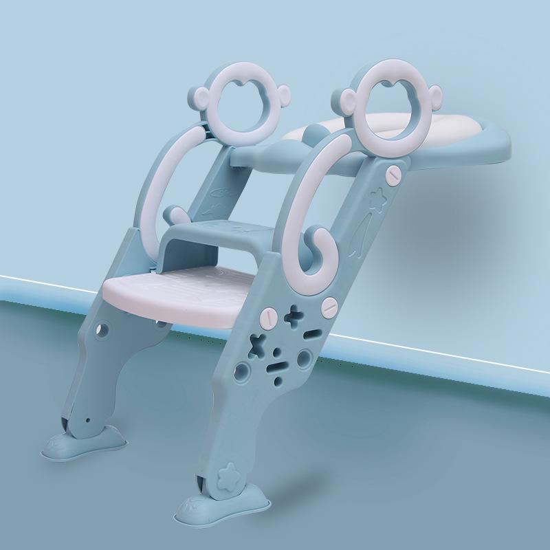 Kids Potty Training Ladder: Step Stool with Handrail for Boys & Girls