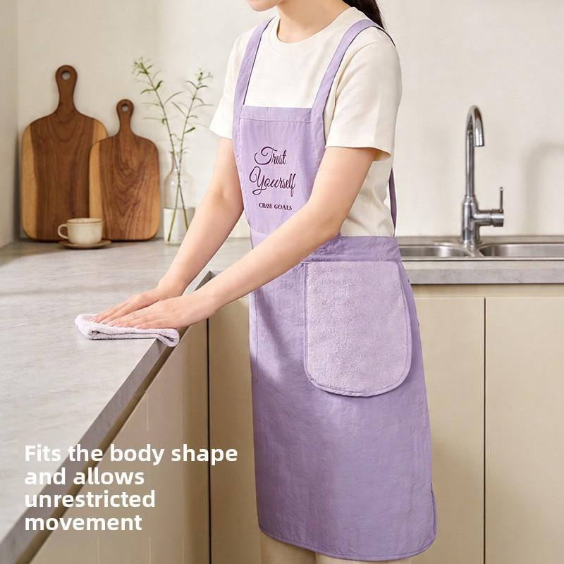 Modern Minimalist Waterproof Breathable Apron For Home Cooking And Food Stain Protection
