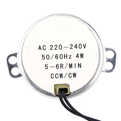 1pc 220240V AC Synchronous Motor Geared Motor 4W CWCCW(56RPM)