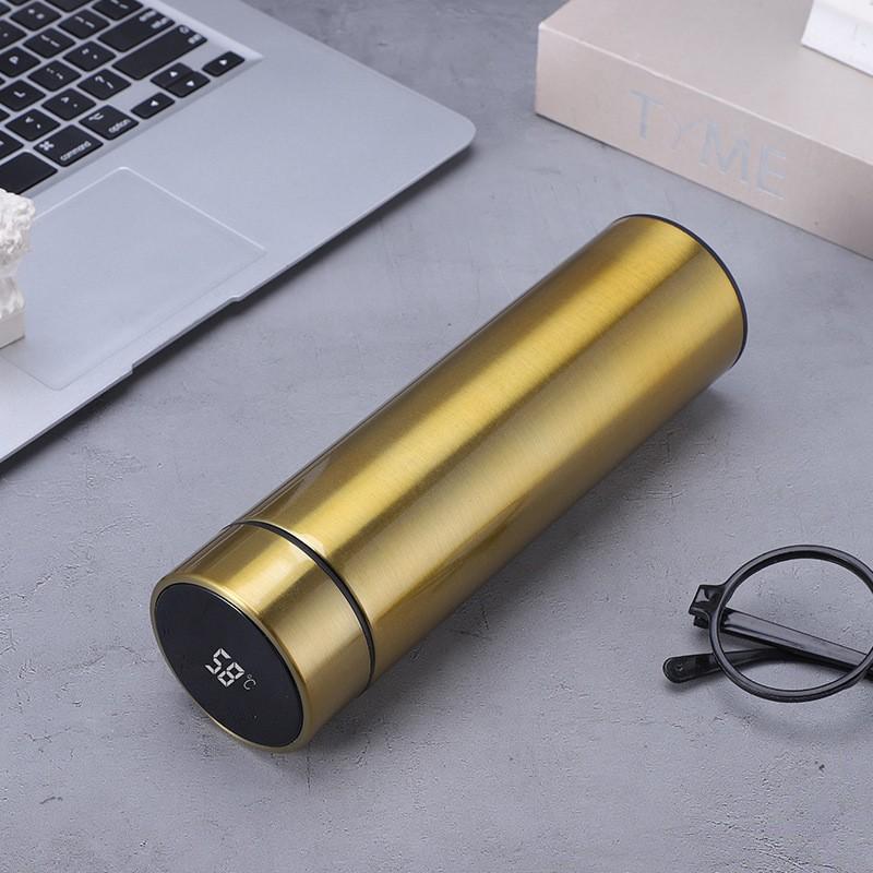 Thermos Cup Intelligent Temperature Measurement 304 Double-layer Stainless Steel Water Cup Business Gift Car Cup