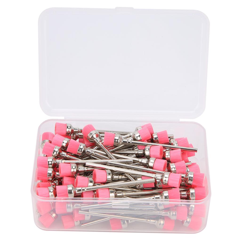 100pcs Nail Drill Bit Cleaning Brush Nail Dust Brush Cleaner Manicure Tool Accessory