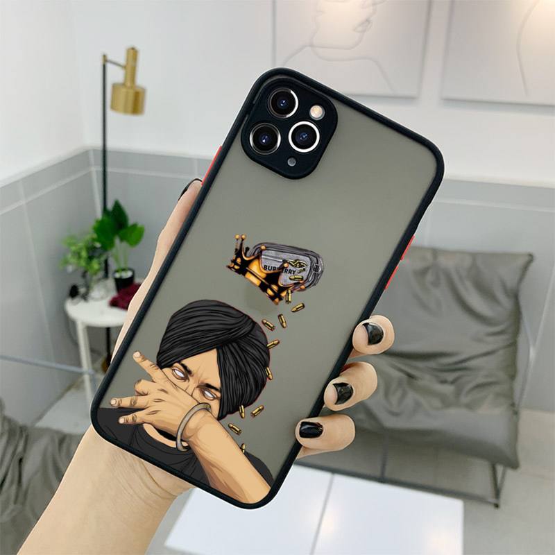 Sidhu Moose Wala Sänger Legenden sterben nie Telefon Fall matt transparent Für iPhone 11 12 13 7 8 Plus Mini X XS XR Pro Max Abdeckung
