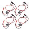4PCS Wire Harness Fit for NOCO Battery Charger Support for X Connect GC002 M6 1 4 Inch XL Eyelet Terminal Connector