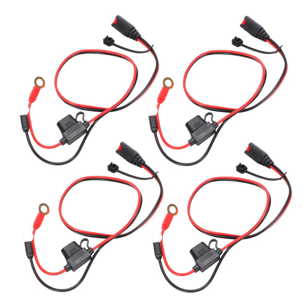 4PCS Wire Harness Fit for NOCO Battery Charger Support for X Connect GC002 M6 1 4 Inch XL Eyelet Terminal Connector