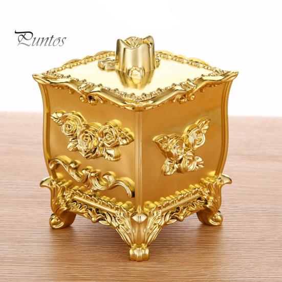 Atrakcyjny 3-siatkowy pojemnik na waciki bawełniane, odporny na stłuczenia, ultralekki pojemnik na wykałaczki, dekoracja biurka, artykuły gospodarstwa domowego