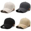 Mens Adjustable Cotton Baseball Cap With Sun Protection For Outdoor Activities