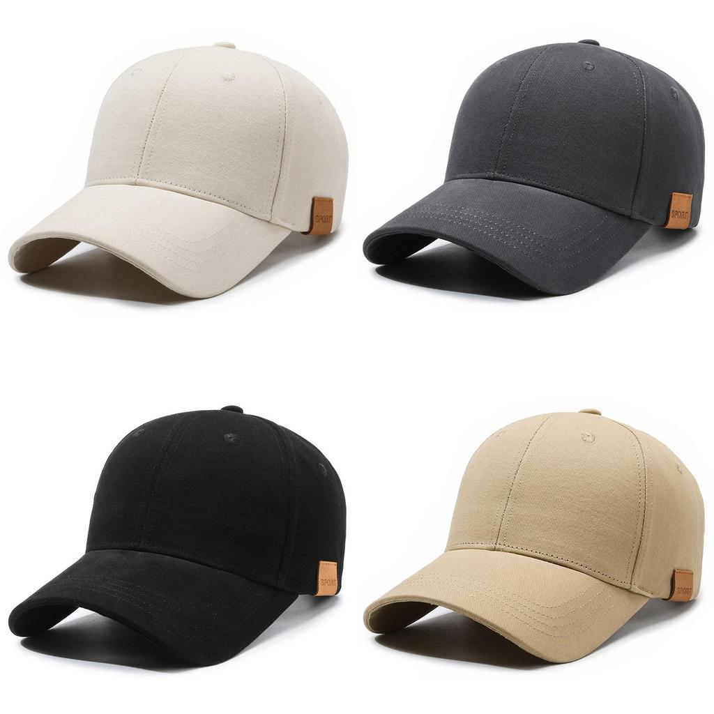 Mens Adjustable Cotton Baseball Cap With Sun Protection For Outdoor Activities